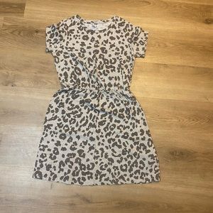 Womens animal print dress